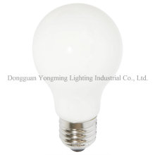 7W A60 Standard Bulb, Milky White LED Filament Bulb